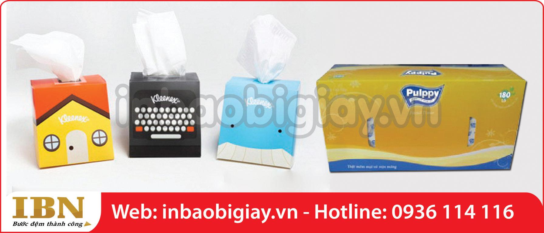 in hộp khăn giấy in hộp khăn giấy