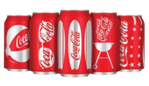 Màu đỏ đặc trưng của thương hiệu CocaCola