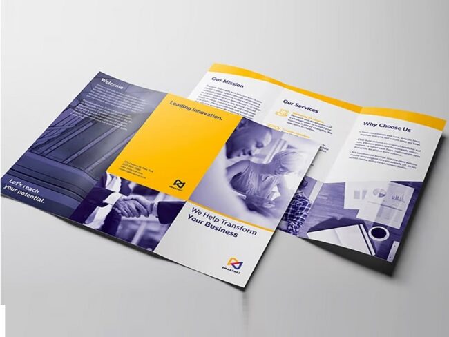 Mẫu brochure đẹp cho doanh nghiệp