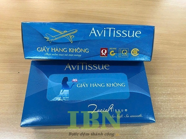 Mẫu hộp khăn giấy hình chữ nhật