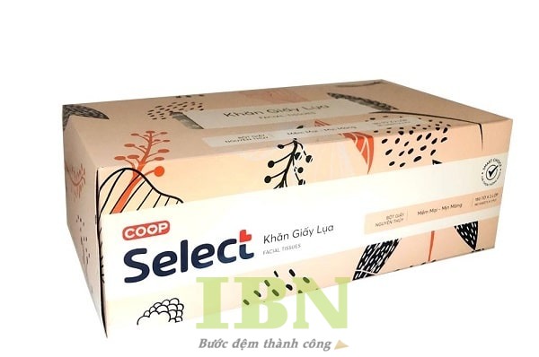 Mẫu hộp khăn giấy rút Select