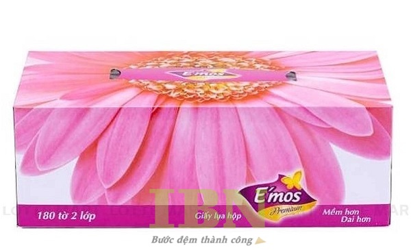 Mẫu hộp khăn giấy rút Emos