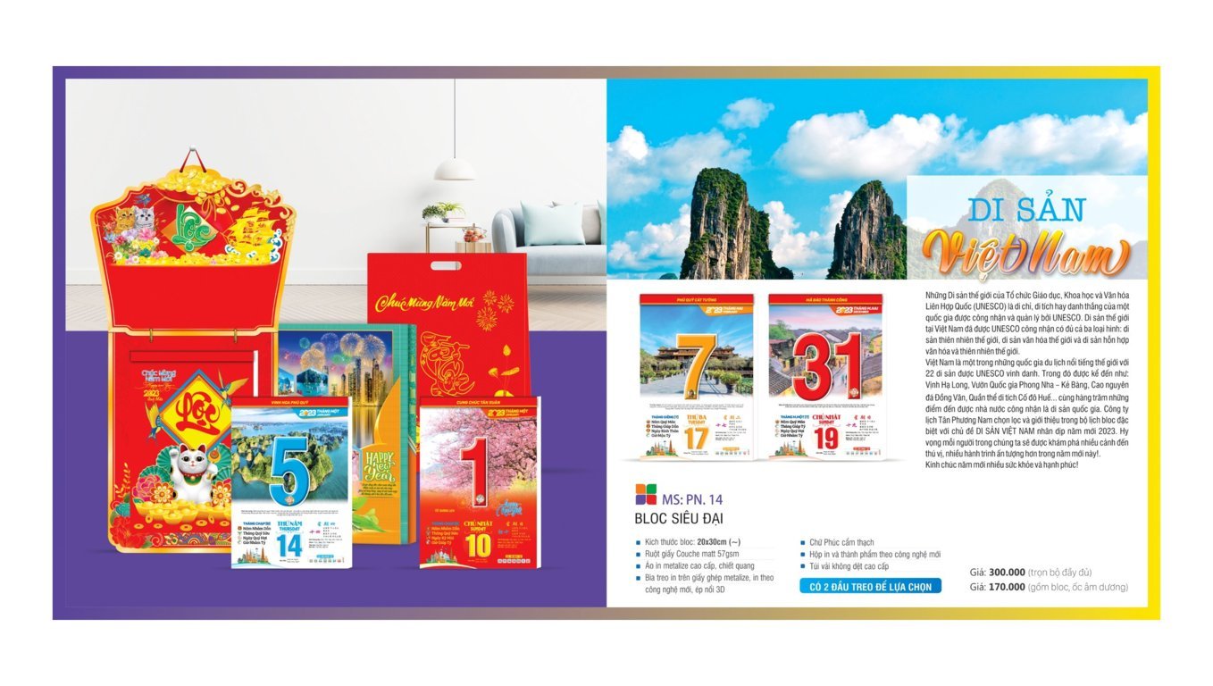Mẫu lịch tết 2023 đẹp 224 Mẫu lịch bìa gấp 2023