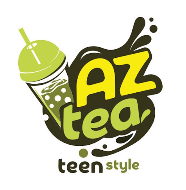 Logo in ly trà sữa đẹp