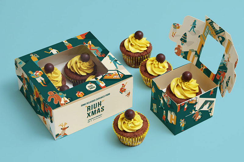 Xưởng In Bảo Ngọc - In hộp giấy đựng bánh cupcake giá rẻ, chất lượng, xinh xắn