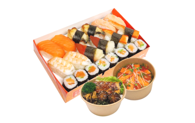 Mẫu hộp đựng sushi
