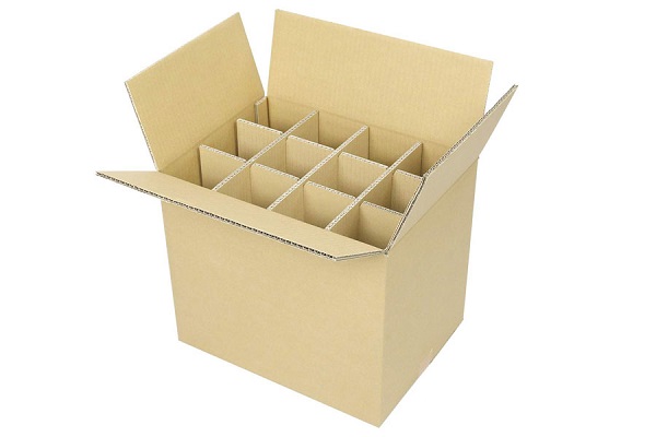 Mẫu thùng giấy carton có vách ngăn 10