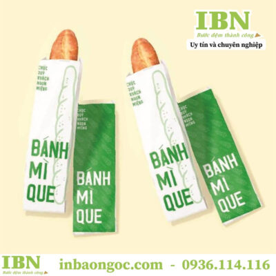 túi giấy đựng bánh mì que