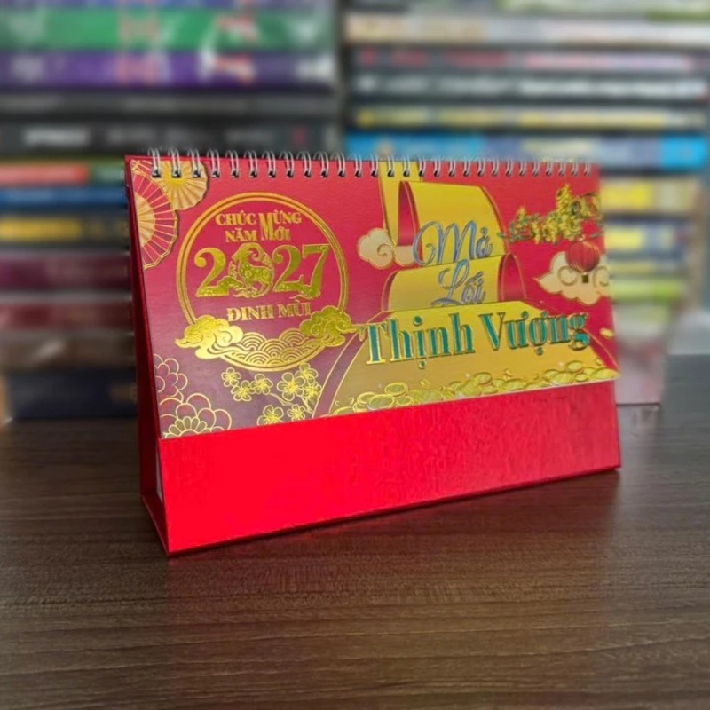 Mẫu lịch để bàn thiết kế sang trọng, cao cấp