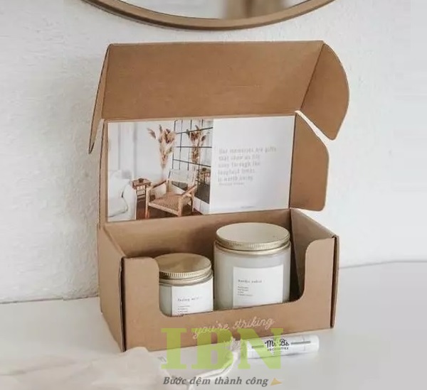 Hộp Carton Nhỏ 53 Mẫu bao bì hộp carton nhỏ đựng nến thơm