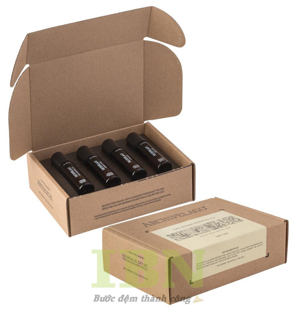 Hộp Carton Nhỏ 64 Mẫu hộp giấy carton đựng tinh dầu kích thước nhỏ, nắp gài