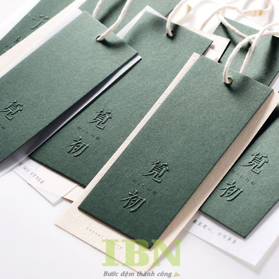 Mẫu nhãn mác quần áo đẹp, chất lượng