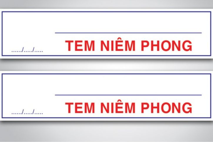 Các loại tem niêm phong