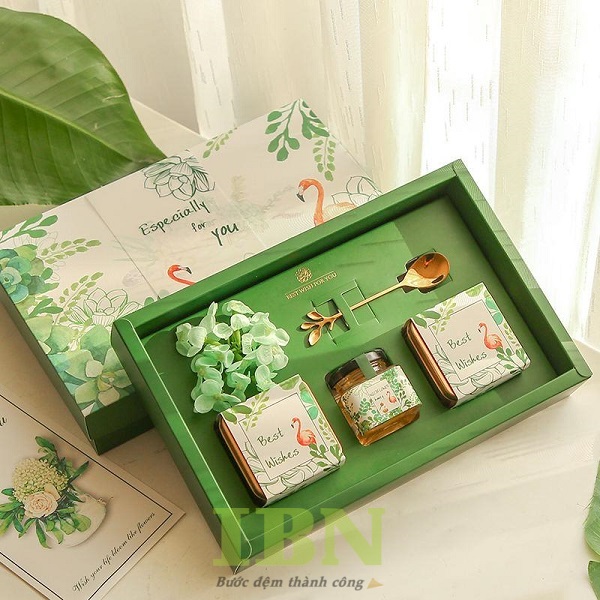 Mẫu hộp âm dương hình chữ nhật đựng mật ong