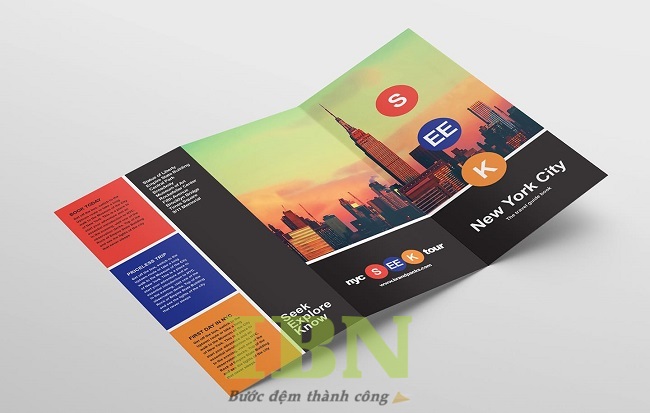 Mẫu brochure du lịch độc đáo, ấn tượng