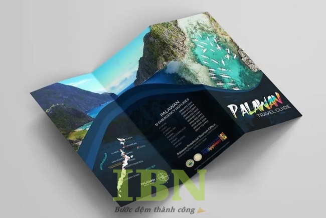 Mẫu brochure du lịch đẹp, thu hút