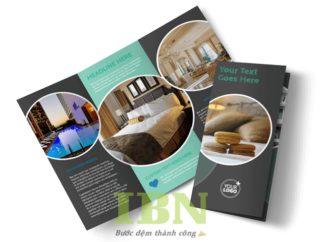 Mẫu brochure giới thiệu các dịch vụ khách sạn cung cấp