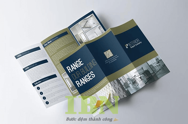 Mẫu brochure khách sạn thiết kế theo yêu cầu