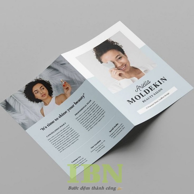 Mẫu brochure giới thiệu spa làm đẹp