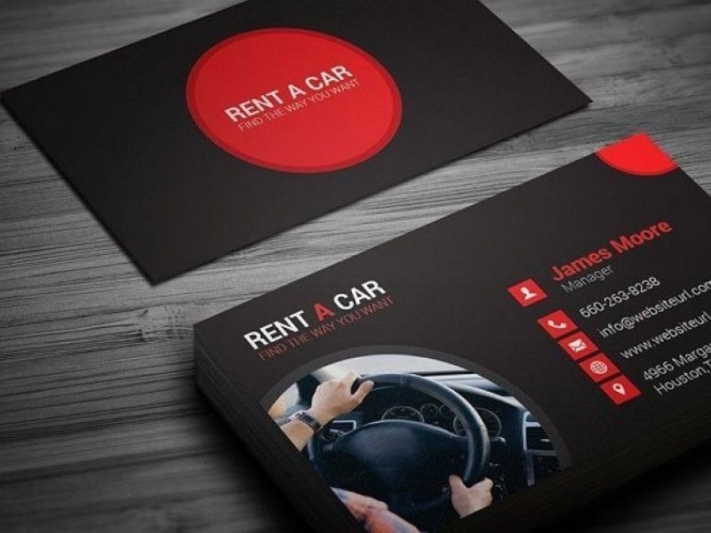 Nội dung cần có trên card visit taxi