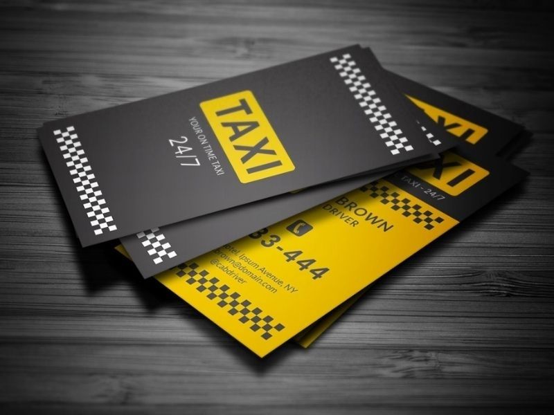 Chất liệu in card visit taxi phổ biến