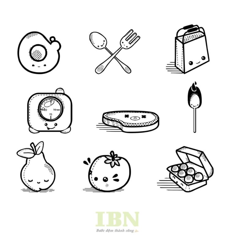 61+ Mẫu Hình Sticker Cute Không Màu Dễ Thương, Sáng Tạo | | In Bảo Ngọc