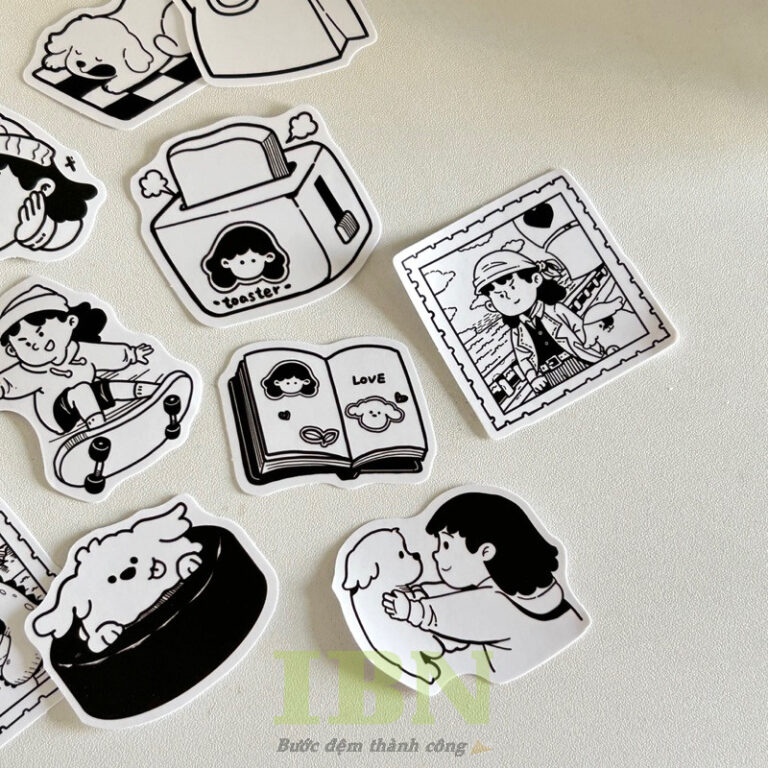 61+ Mẫu Hình Sticker Cute Không Màu Dễ Thương, Sáng Tạo | | In Bảo Ngọc