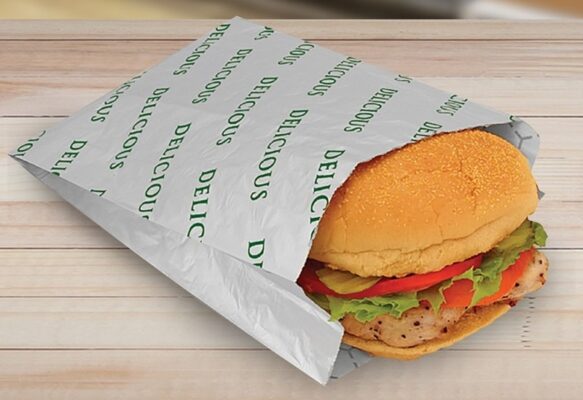 túi giấy đựng hamburger
