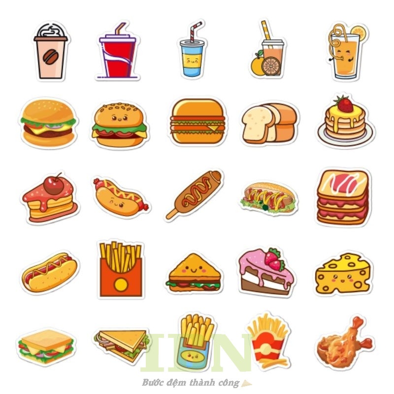 sticker cute food - 11