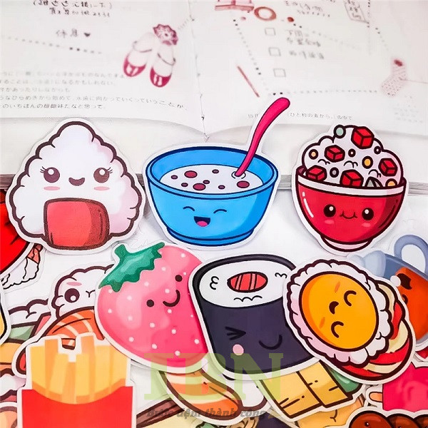 sticker cute food - 13