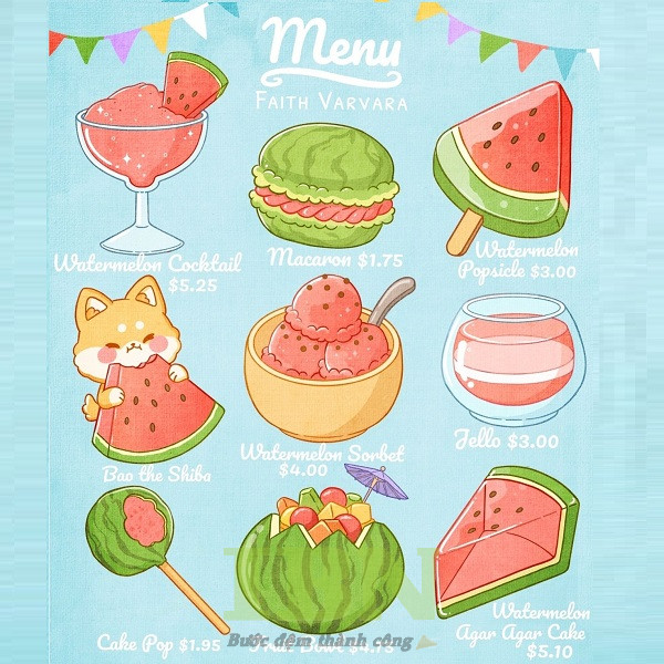 sticker cute food - 14