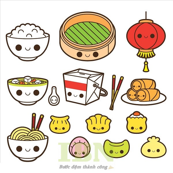 sticker cute food - 15