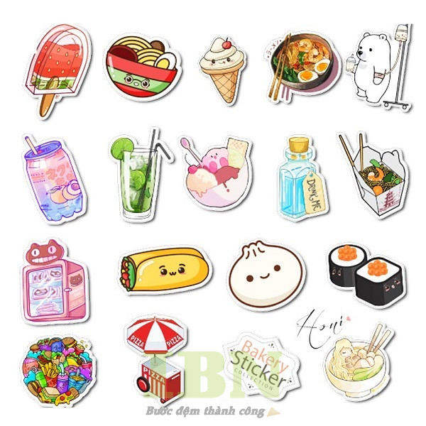 sticker cute food - 20