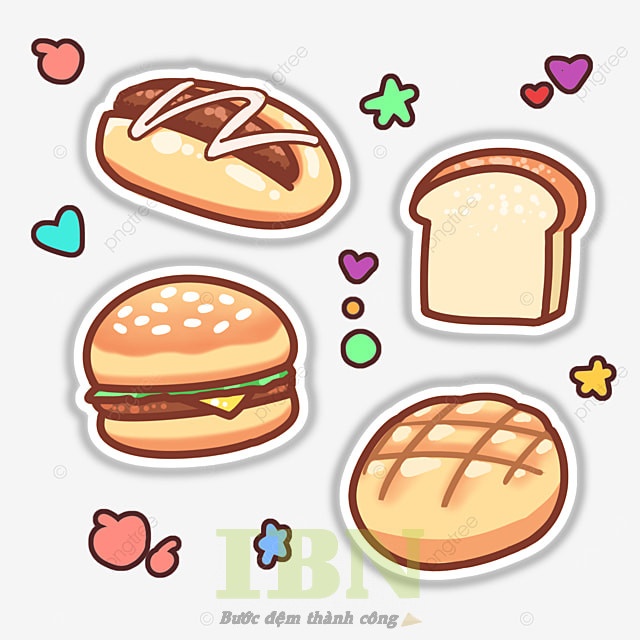 sticker cute food - 23