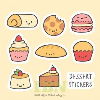 sticker cute food - 30