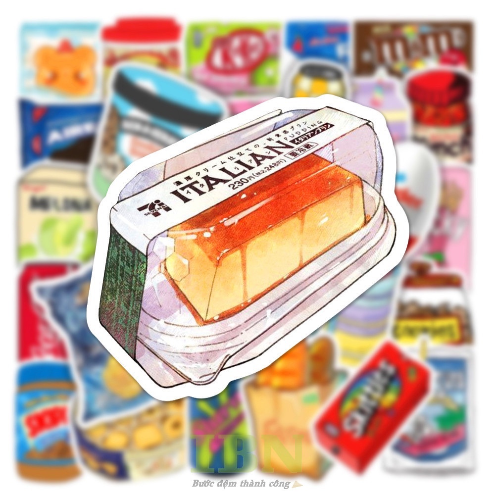 sticker cute food - 5