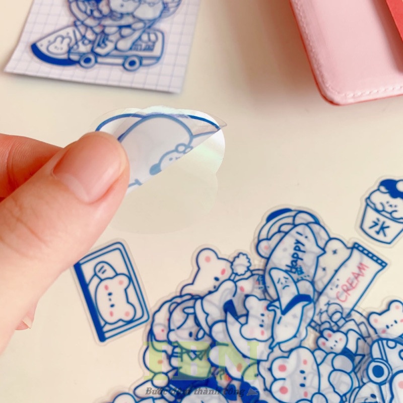 sticker gấu cute - 10