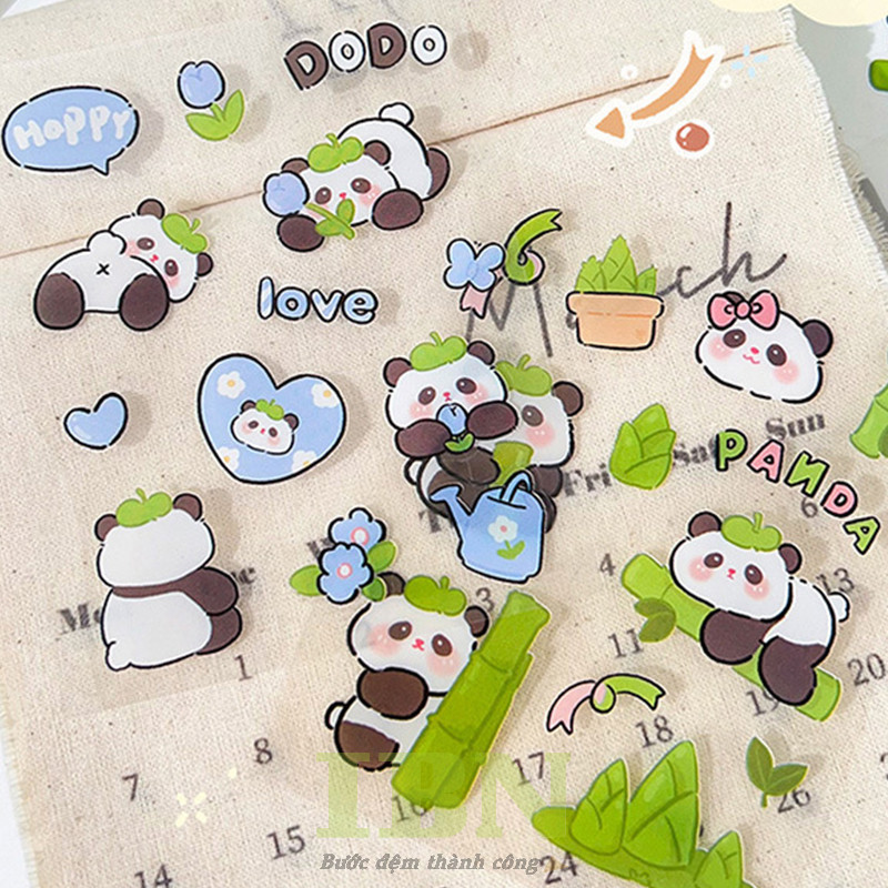 sticker gấu cute - 16