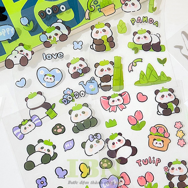 sticker gấu cute - 17