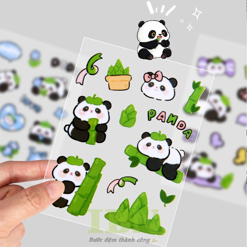 sticker gấu cute