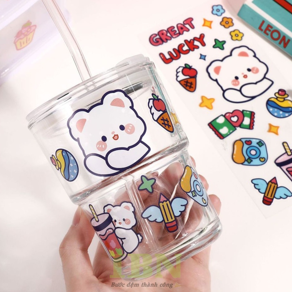 sticker gấu cute - 24