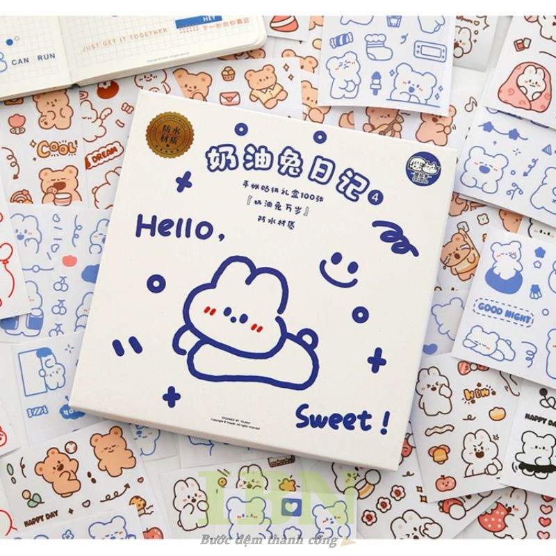 sticker gấu cute - 30