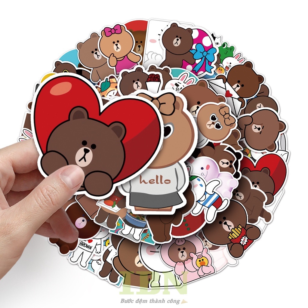 sticker gấu cute - 6