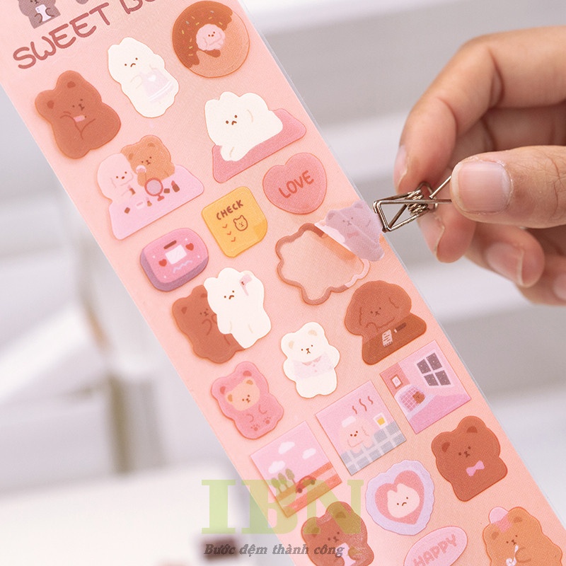 sticker gấu cute - 7