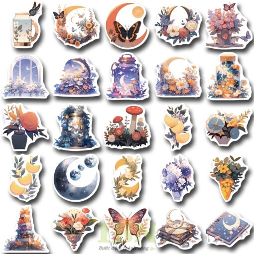 99+ Mẫu Sticker Hoa Đẹp, Xinh Xắn, Nhiều Màu Sắc | In Bảo Ngọc