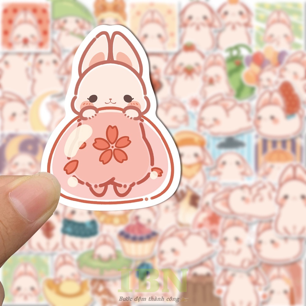 sticker thỏ cute - 3