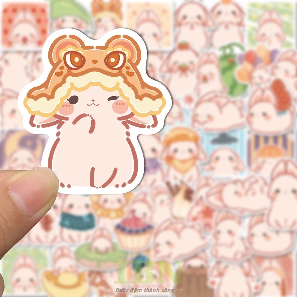 sticker thỏ cute - 28