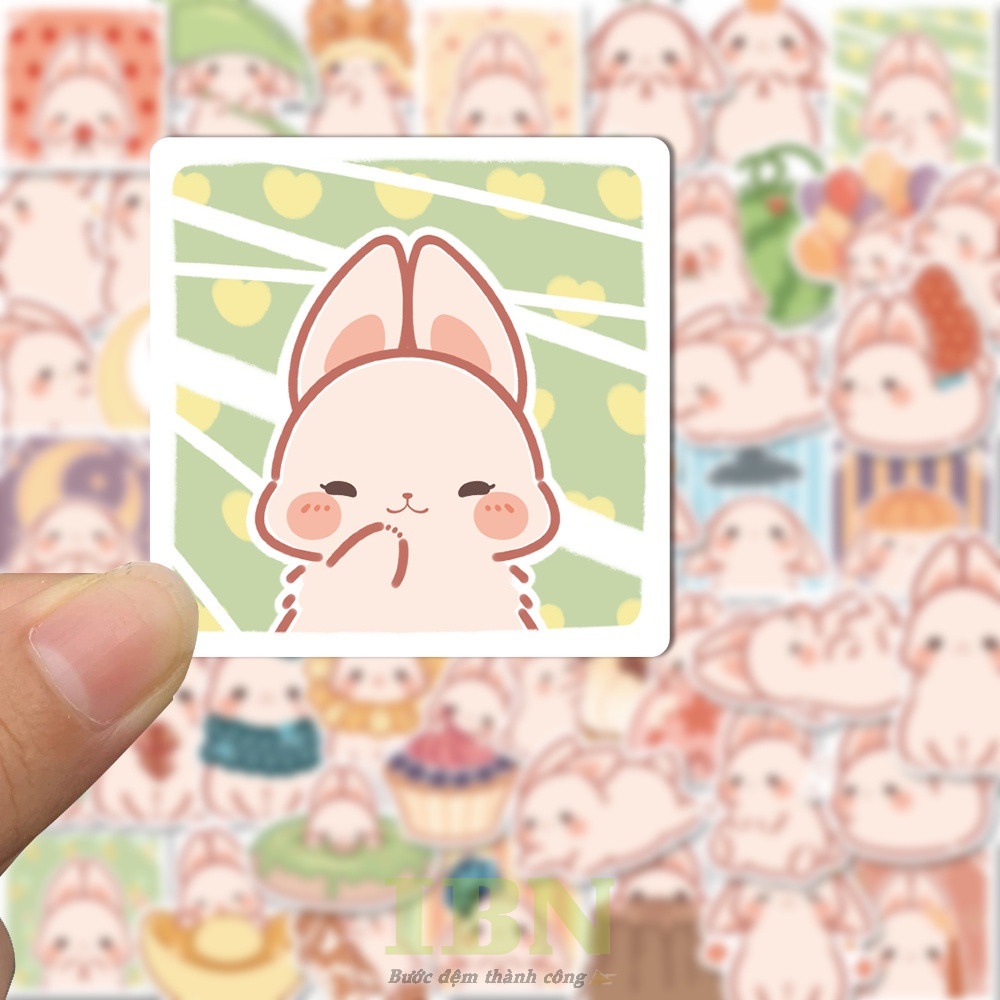 sticker thỏ cute - 30