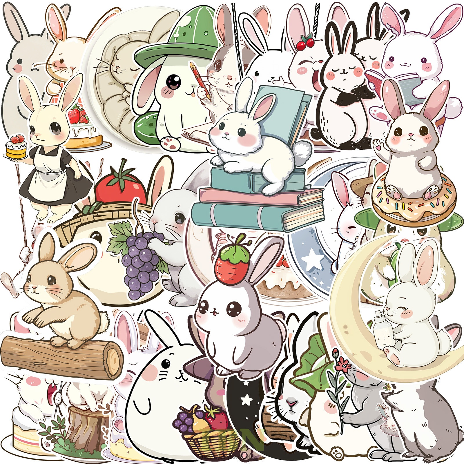 sticker thỏ cute - 8