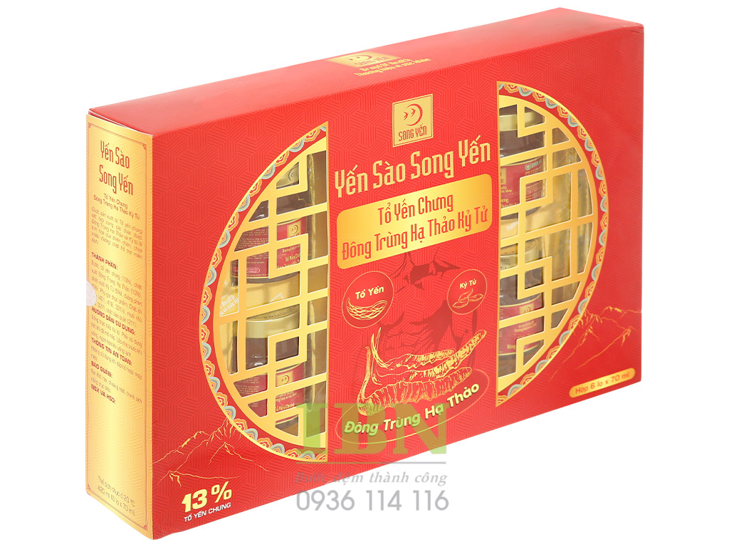 Hộp đựng yến đông trùng hạ thảo